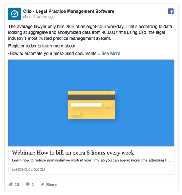clio webinar ad