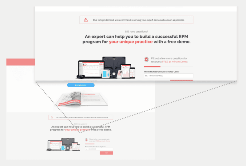 CoachCare Thank You Page for Wedge Offer Positioning