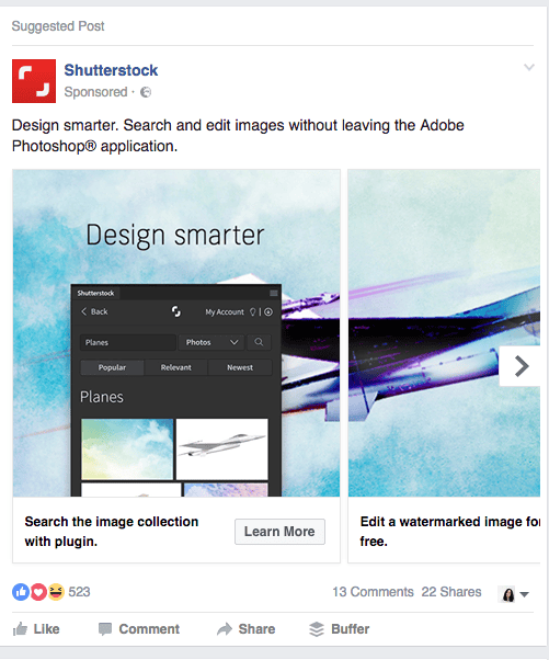creative carousel ad