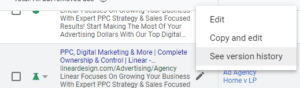 Edit discovery ad