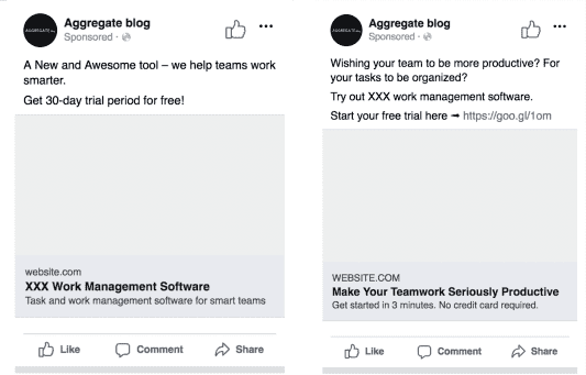 facebook ad copywriting