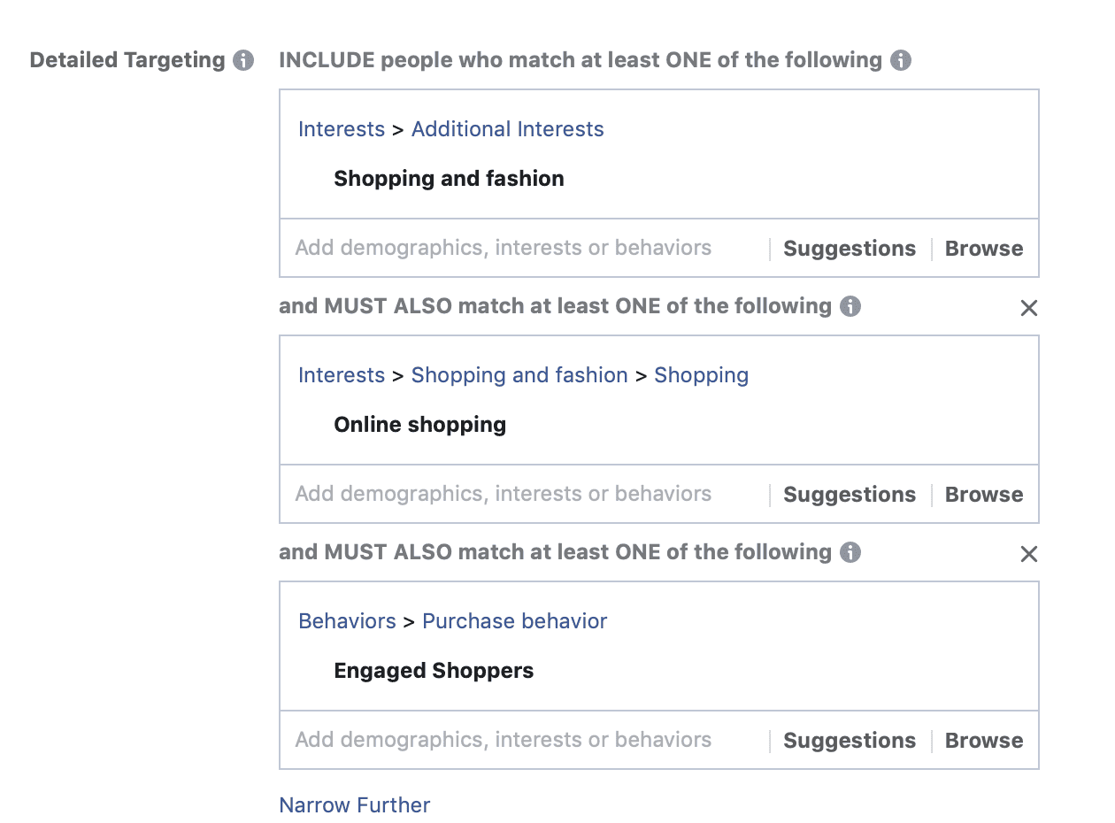 facebook audience refining 1