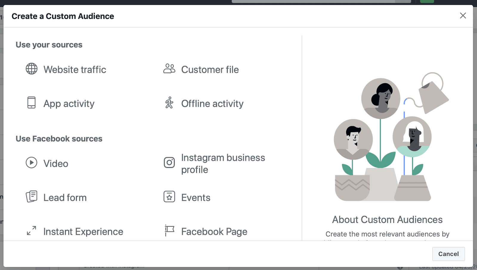 facebook custom audience targeting 1