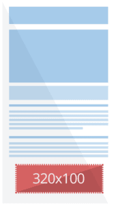 Google Ads Display Ad 320 x 100