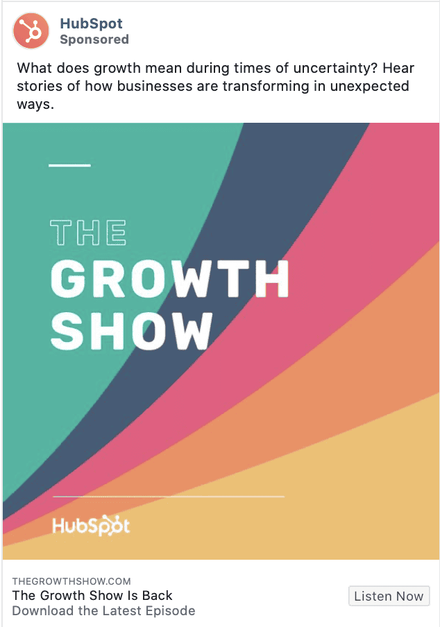 hubspot facebook ad