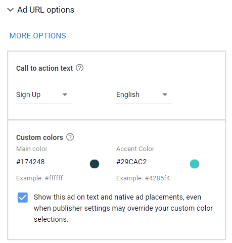customize design responsive display ads