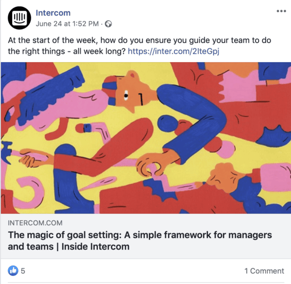 intercom ad example 2