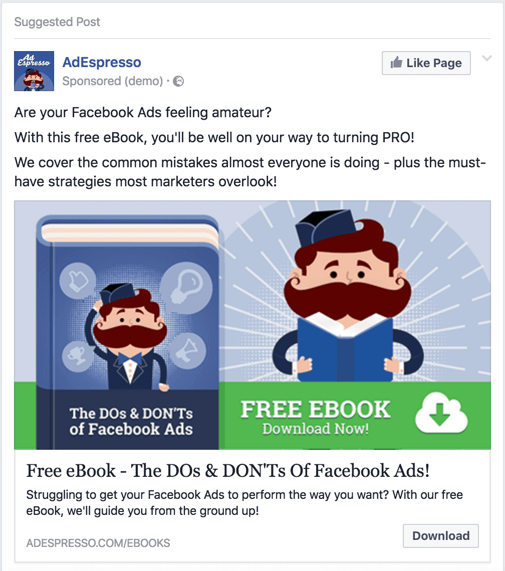 Lead Ad example 1