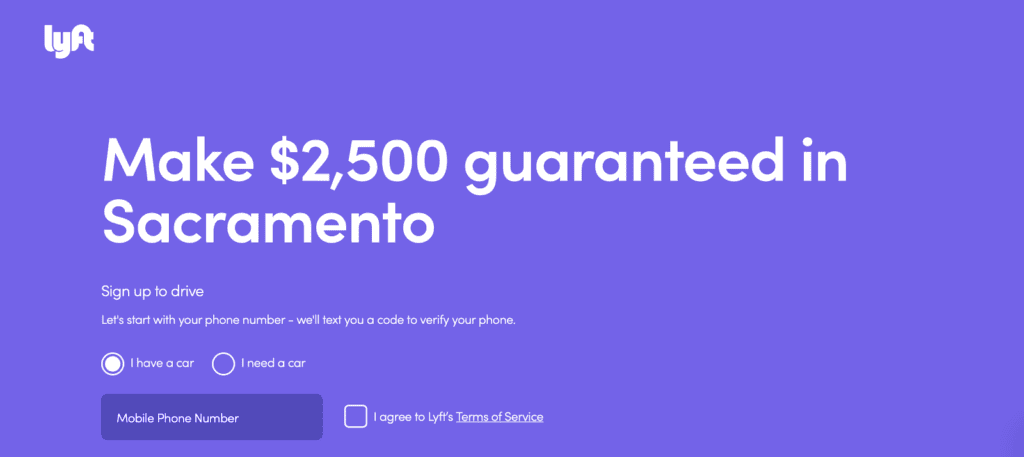 lyft landing page 1