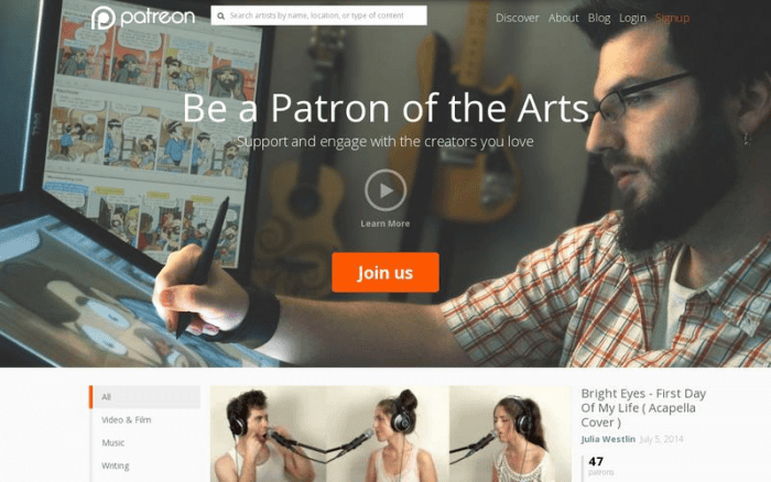 landing pages