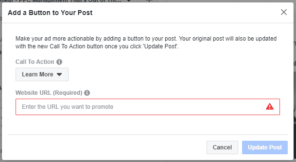 facebook dark posts