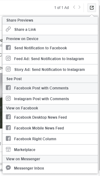 facebook dark posts