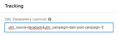 facebook dark posts