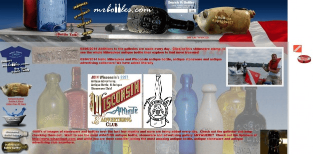 cluttered landing page