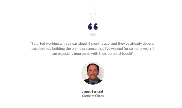 landing page checklist testimonials