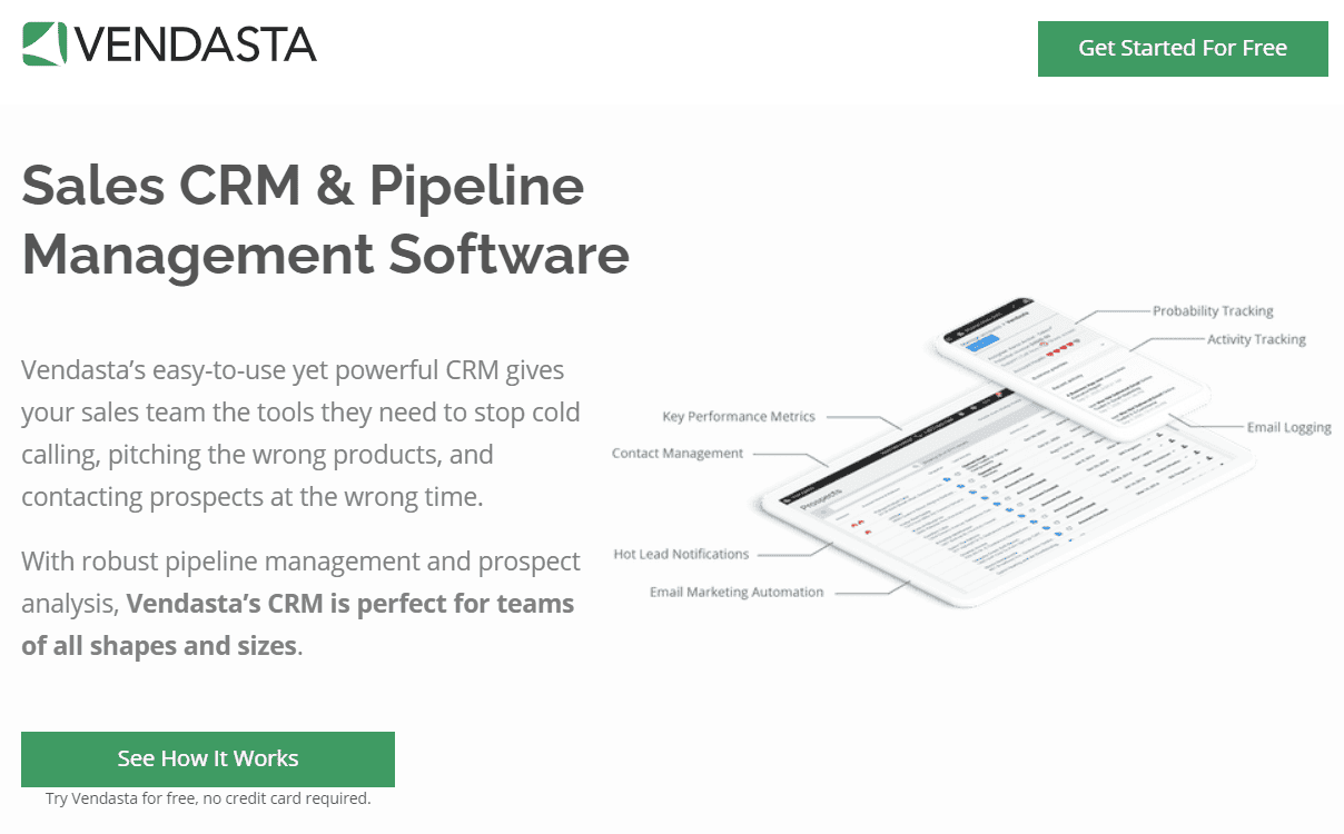 vendasta landing page example