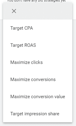 portfolio bidding strategy options