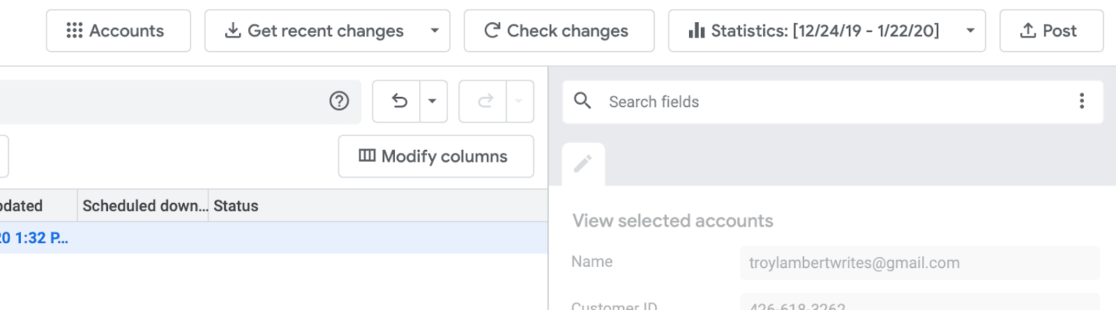 Posting Changes Google Ads Editor