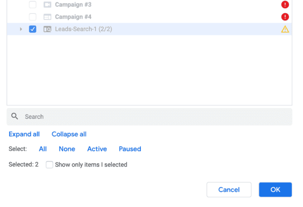 call only ads google ads editor