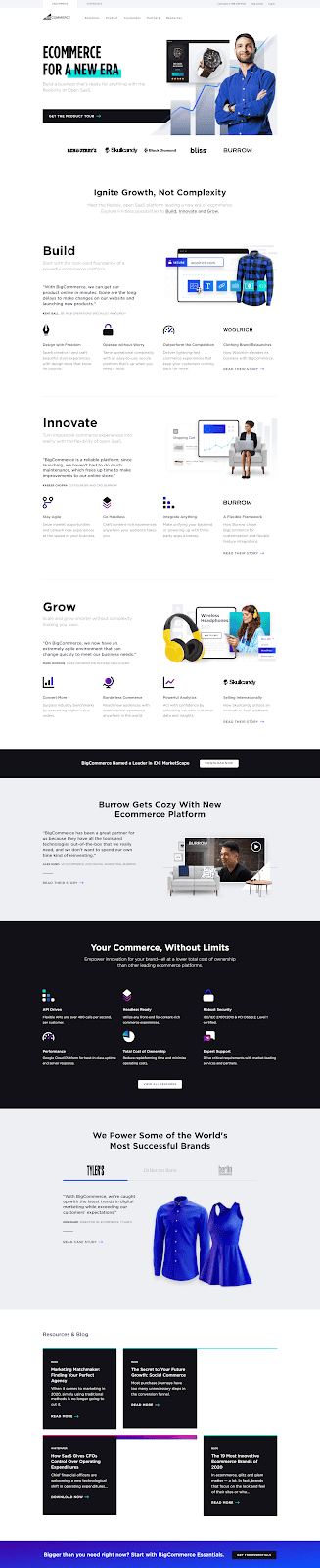 home page expansion below the fold