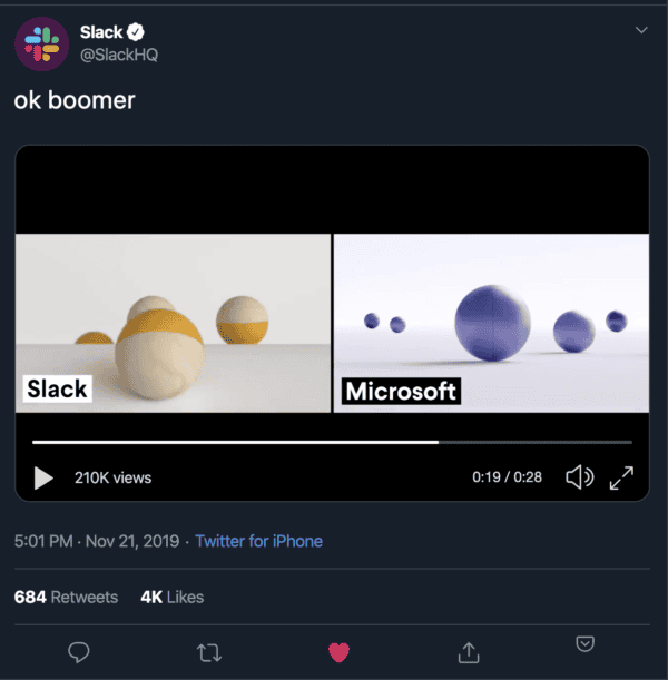 slack tweet