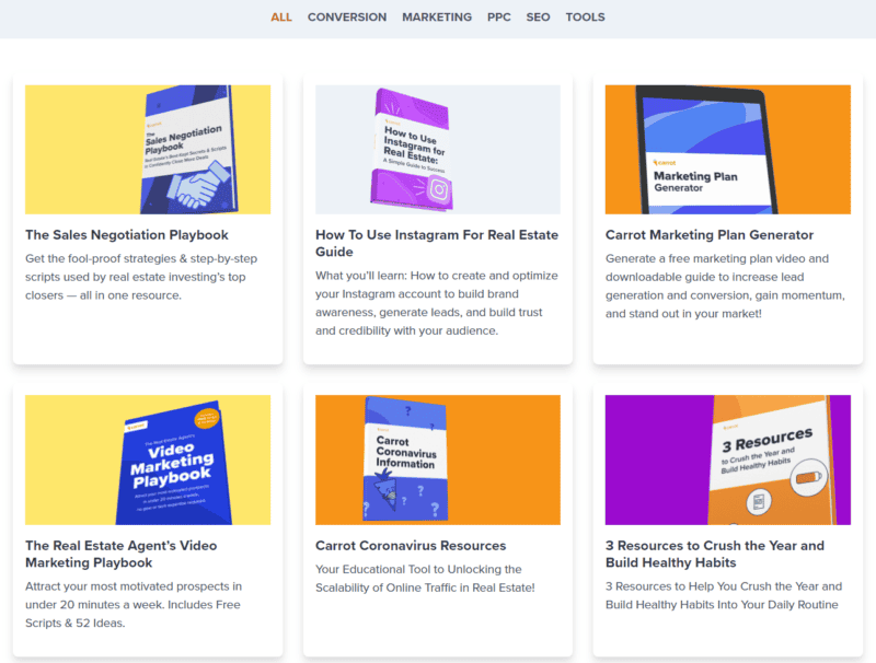 The Carrot Micro Conversion Example_Resource Downloads