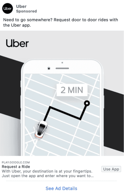 uber facebook ad 1